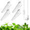 Barrina T8 Grow Lampe, 96W (4 X 24W), Vollspektrum, 60cm Led Wachsen Licht, V-Shape Pflanzenlicht, 5000K, 2FT Pflanzenlampe FüR Zimmerpflanzen, Hohe PPFD, 4er