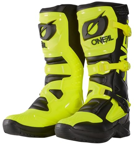 O'NEAL RSX Boots Black/Neon Yellow/Size 12