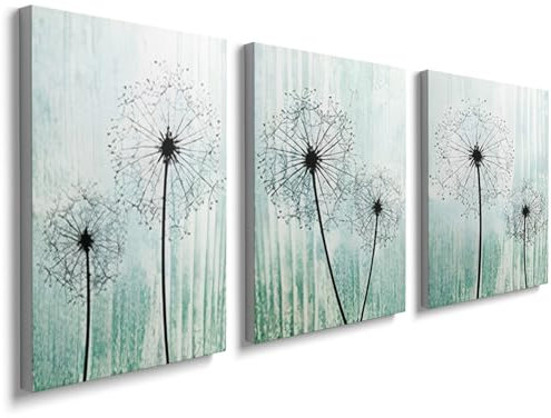 Room Decor Aesthetic Bedroom Natural Botanical Prints Set of 3 Art Print Watercolour Green Botanical Poster Pictures Wall Art Home Decor Bathroom Kitchen Living Room GBYH1010