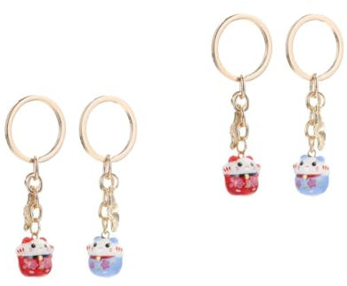VALICLUD 2 Ensembles Porte-Clés Charmes De Pour Les Femmes Médaillon Du Couvercle Porte-Clés Portefeuille Porte-Clés Décor De Voiture Décoration Suspendu Porte-Clés 2 pièces * 2