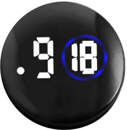 Tuxuseo Orologi per auto da incollare, da cruscotto, impermeabili, piccoli orologi luminosi per auto barca, bicicletta, casa