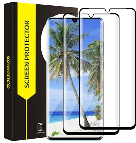 VSEER 2 unidades para protector de pantalla de cristal blindado para Huawei P30 Pro, calidad premium, se adapta perfectamente a P30 Pro