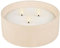 LED Kerze mit Timer 20x8cm Wachs Beton - Indoor & Outdoor - dreiflammige Wachskerze in Betonschale - mit 6 Stunden Timerfunktion - Flammenlose Kerzen als Outdoorkerzen Dekokerzen - Weiß Warmweiß
