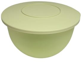 Tupperware Junge Welle Schüssel mit Deckel Servierschüssel Servieren (gelb, 4,3)