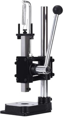 Metal Arbor Press, 350lb Pressure Capacity, Manual Leather Punching Machine ,Punching Tool For DIY Leather Crafts, With Aluminum Scale Plate, With Punching Tool, Free Accessories(Size:Package 1)