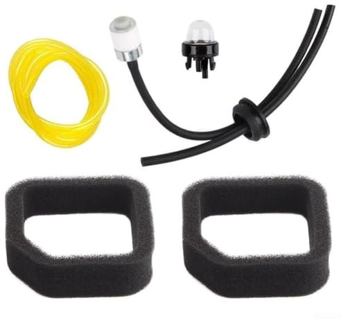 5-teiliges Luftfilter-Wartungsset für Rasenmäher, kompatibel mit RY254BC, BM254BV und mehr für verbesserte Geräteleistung