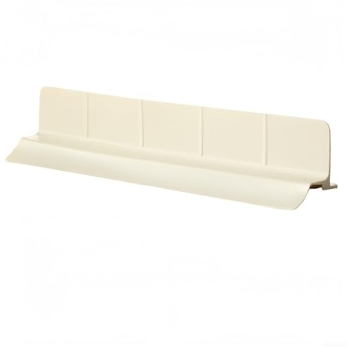 Silikon-Spritzschutz mit starkem Saugnapf, 58 x 10 x 9 cm, wasserdicht, Spritzwasserschutz für Küche, Badezimmer, Arbeitsplatten, Grau (Beige)