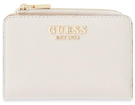 GUESS Geldbörse Laurel II SLG Zip Around Cream White Creme