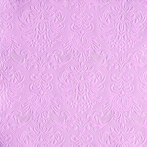 15er Pack Servietten Elegance in Rosa 33 x 33 cm