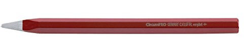 CircumPRO 4333097013162 Pointed Stone Chisel, Red/Silver, 250 mm