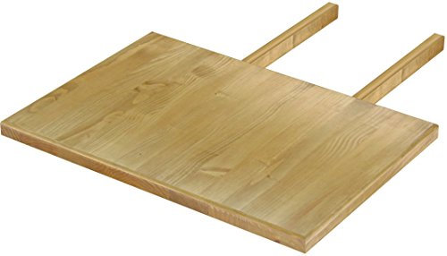 Ansteckplatte 50x73 Brasil Rio Classico oder Rio Kanto - Pinie Massivholz Echtholz - Größe & Farbe wählbar - für Esstisch Tischverlängerung Holztisch Tisch Erweiterung ausziehbar Brasilmöbel