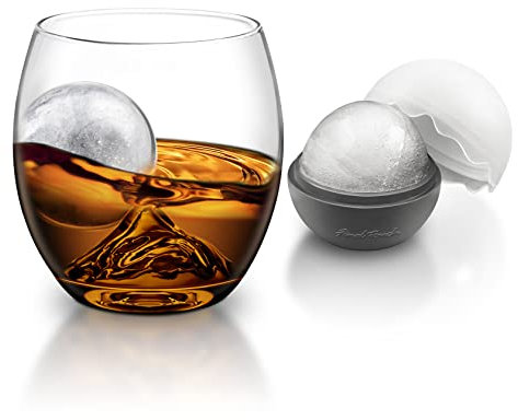 On the Rocks Glas- und Eiskugelform | Neuheit Whiskey Tumbler, Scotch Rocks Glas