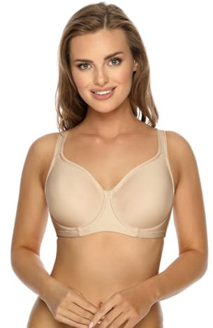 VIANIA! 14586 Minimizer Bügel-BH mit gemoldeten Cups Farbe Silk, Größe:85, Cup:D