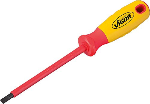 Vigor VDE-Schlitz-Schraubendreher, Gesamtlänge: 231 mm, 1 Stück, V2030