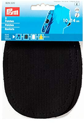 Prym Patches Cord for Ironing/Sewing on 14x10 cm Black