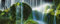 Eurographics DG-FKR1001 Deco Glass, Glasbild, Green Falls 50 x 125 cm