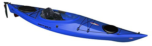 Kajak XO11 GTE Point65 mit Airsitz Tourenkajak Wanderkajak Einerkajak, Farbe:Blau, Zubehör:Mit Skeg/Ruder und Air Sitz