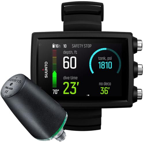 Suunto Eon Core Handgelenk-Tauchcomputer mit Sender & USB, Eon Core schwarz, mit Sender