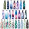 lalafancy Bouteille d'eau en Acier Inoxydable sans BPA Réutilisable Double Paroi Isolée Sous Vide Gourde Isothermes - Froid 24h ou Chaud 12h - 350ml/500ml/750ml