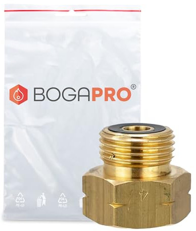 BOGAPRO Gummidichtung 20mm, Gegendichtung für Zwischenstutzen Nr. 4 (Innen) oder G 12, für Gaskocher Gasgrill Polybeutel