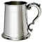 Pewter Tankard with Fancy Georgian Style Handle (with Engraving)