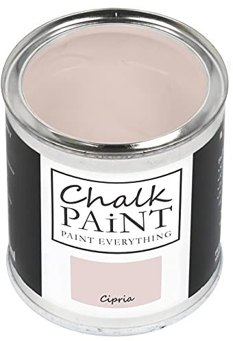 Chalk Paint Everything® Cipria (Blush Pink) – 750 ml Water-Based Chalk Paint for Shabby Chic Furniture, Décor, and Upcycling Projects – Non-Toxic, Easy to Apply