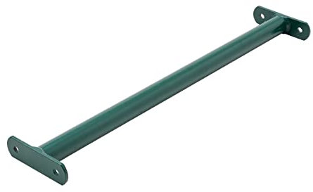 TRIBECCO Reckstange Turnstange Gymnastikstange Metallstange (90 Grün) Reck aus Stahl zum Befestigen am Schaukel oder Klettergerüst auch als Gymnastik oder Turnstange auch für öffentliche Spielplätze