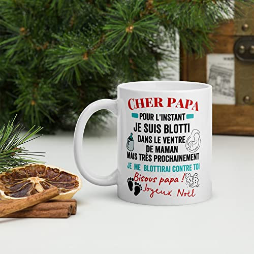 futur papa - annonce grossesse - cadeau pour homme - joyeux noël