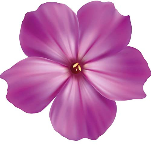 Kleberio Aufkleber Petunie lila violett Sticker Autoaufkleber wasserfest Blumen Mülltonne Blumenwiese Dekoration selbstklebend Fensterbild Fliesenaufkleber für Kinder und Erwachsene 9 x 10 cm