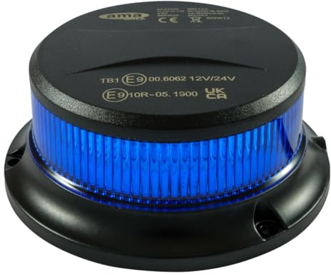 Ama Imel LED-Scheinwerfer, Blau, 12-24 V, Magnetfuß