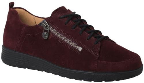 Ganter Damen Klara Sneaker, vino, 37.5 EU X-Weit