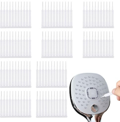 100Pcs Non Slip Shower Head Cleaner Brush Small Cleaning Brush for Cleaning Shower Heads Window Slits Spray Bottle Holes Phone HolesKeyboards Sinks Faucets Phone Ports