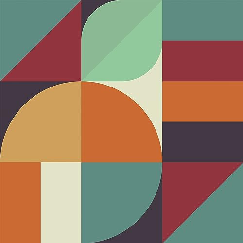 VaryPaper Carta da Parati Geometrica Colore 44.5cmx800cm Carta Parati Adesiva Muro Adesivi Decorativi per Mobili Pellicola Adesiva Fantasia Carta da Parati Camera Letto Bambini Soggiorno Armadi