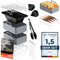 UNBOX Accesorios para Freidora de Aire, 15 Piezas - Accesorios AirFryer Doble para Ninja Foodi AF400EU, AF451, AF300EU, COSORI 8,5L, Cookwise 9L, Princess 8L - Con Molde de Silicona y Ebook de Recetas