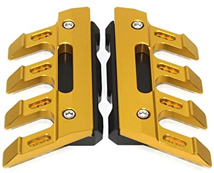 Motorrad Sturzpads Für YAMAHA YZFR7 YZF-R7 r7 Motorrad Kotflügel Vordergabelschutz Schutzblock Kotflügel Anti-Fall Slider Zubehör (Farbe : Gold, Size : NO LOGO)