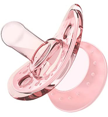 Ciucci in silicone per neonati Ciuccio multifunzionale per neonati allattati al seno Ciuccio per neonati Forniture per neonati per neonati Infant 1pc Ciucci in silicone rosa Ciucci per neonati Ciuccio