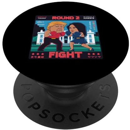 Kamala Harris vs Donald Trump Élection 2024 Gaming PopSockets PopGrip Interchangeable