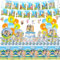 111 Piezas Decoracion Cumpleaños Blue, Perro Azul Feliz Cumpleaños Decoracion Tema Juego de Vajilla 10 Personas Incluye Globos de Cumpleaños Pancarta Decoracion Tartas Platos Tazas Mantel Servilletas