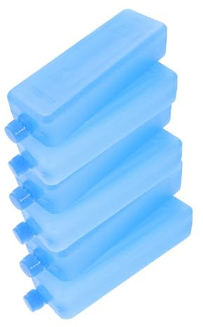 Sosoport 6stücke Wiederverwendbare Eispackungen Für Lunchboxen Tragbare Kühlpacks Für Längere Kühlung Für Camping Und Täglichen Gebrauch