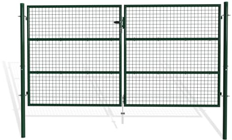 Casanoov Doppelflügeliges Zauntor 3m OLGA H.150cm grün