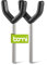 BOMI Treppenschutzgitter Spindel aus Metall | 2er Set Schwarz | Y-Adapter für Treppengeländer | Zubehör für Tierschutzgitter Treppenschutz | Einfache Befestigung für Katzengitter & Hundegitter Wohnung