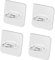 4 Pcs Spray Bottle Hangers, Spray Bottle Holder, Spray Bottle Hook Wall Mounted Adhesive Spray Bottle Holders Multi Functional Shower Curtain Rod Holder