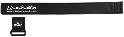 Swatch Moonswatch Omega Mission To The Moonphase Snoopy Armband schwarz, Medium, Nylon, Kein Edelstein
