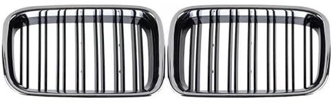 YCYHMHH Kühlergrill für BMW E36 318IS 325i M3 1992–1996, Chrom