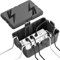 Boîte de Câble Etanche,33.2x22.4x13.3 CM Boite Etanche,Boite Etanche Electrique Exterieu,8 Entrée de Joint de Câble,IP54 Boite Rangement Cable,pour Timer Outlet Plug,Minuteries,Rallonges,Câbles