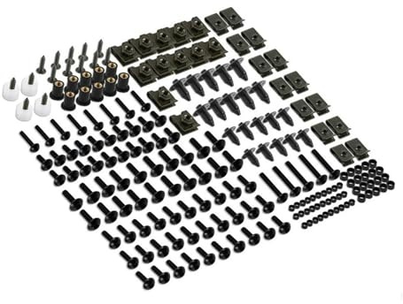 Vis De Carénage pour Suzuki GSXR GSX-R 600 750 1000 GSX R 600 750 1000 K1 K2 K3 K4 K5 K6 K7 K8 K9 Kits De Boulons De CaréNage(Noir)