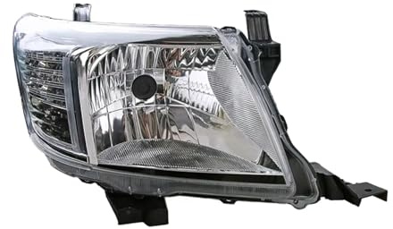 SADHADAH Faro Principal Para Toyota Para Hilux Para Vigo 2011 2012 2013 2014 2015 Faro Delantero Sin Bombilla Faros Delanteros 1 Pieza Luz Delantero(bien)