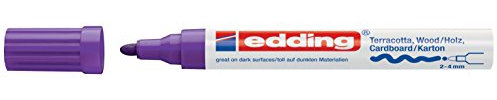 EDDING e-4000 Lila Lackmarker - Strichstärke: 2-4 mm