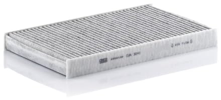 MANN-FILTER CUK 3241 Cabin Air Filter - Pollen Filter with Activated Carbon - for Cars + Transporters