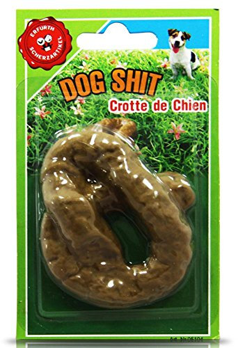 Erfurth Fun Dog Shit, Kunststoff, Mehrfarbig, Einheitsgröße